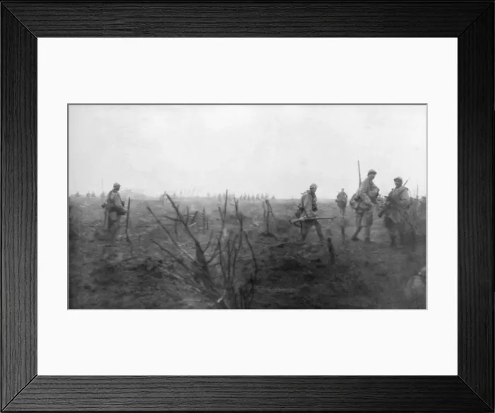 Framed Print : Allied troops, 31 July 1917 at the Yser Canal, Belgium, 1926 Framed Print : Allied troops, 31 July 1917 at the Yser Canal, Belgium, 1926