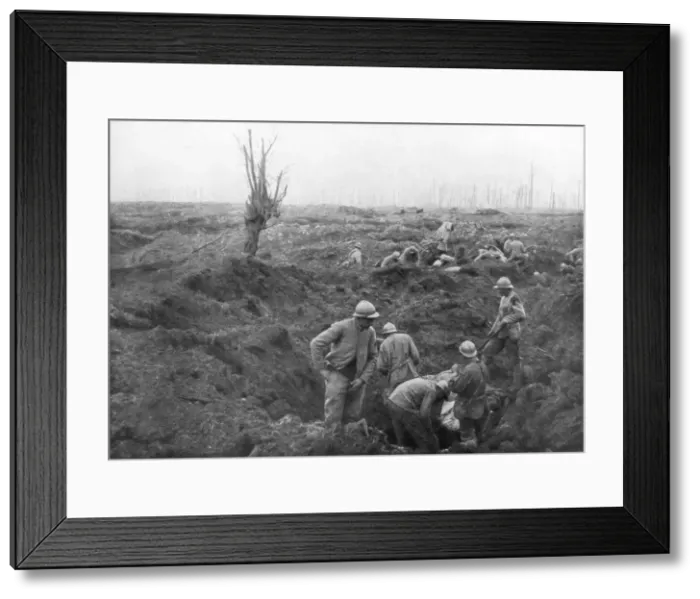 Framed Print : Allied troops, 31 July 1917 at the Yser Canal, Belgium, 1926 Framed Print : Allied troops, 31 July 1917 at the Yser Canal, Belgium, 1926