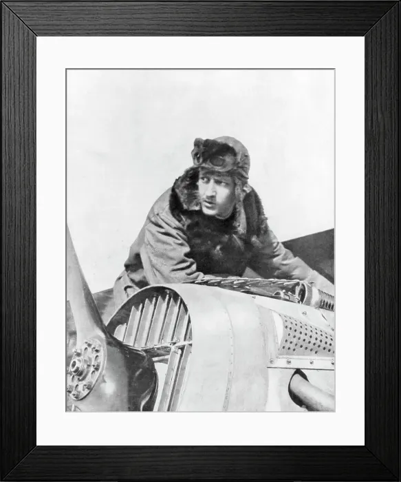 Framed Print : Georges Guynemer, French fighter ace, 9 September 1917 Framed Print : Georges Guynemer, French fighter ace, 9 September 1917