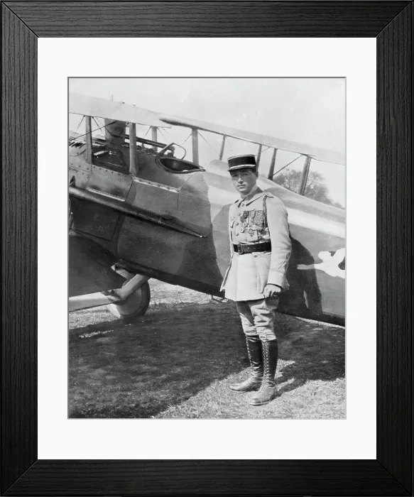 Framed Print : Rene Paul Fonck, French fighter ace, 1918 Framed Print : Rene Paul Fonck, French fighter ace, 1918