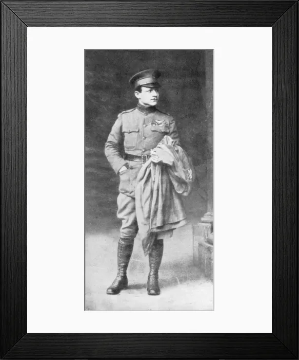 Framed Print : Raoul Lufbery, French-American fighter pilot and flying ace of World War I, 1914-1918 Framed Print : Raoul Lufbery, French-American fighter pilot and flying ace of World War I, 1914-1918