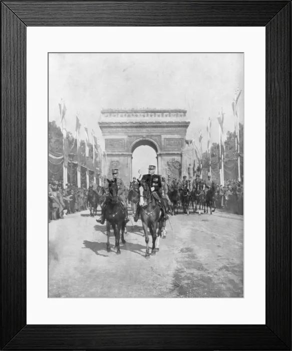 Framed Print : Marshals Foch and Joffre during the grand victory parade, Paris, France, 14 July 1919 Framed Print : Marshals Foch and Joffre during the grand victory parade, Paris, France, 14 July 1919