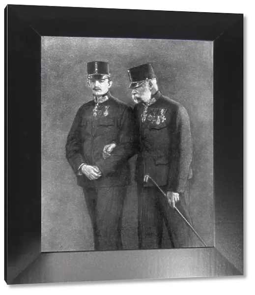 Emperor Franz Josef I of Austria and Archduke Charles Habsburg, (1926)