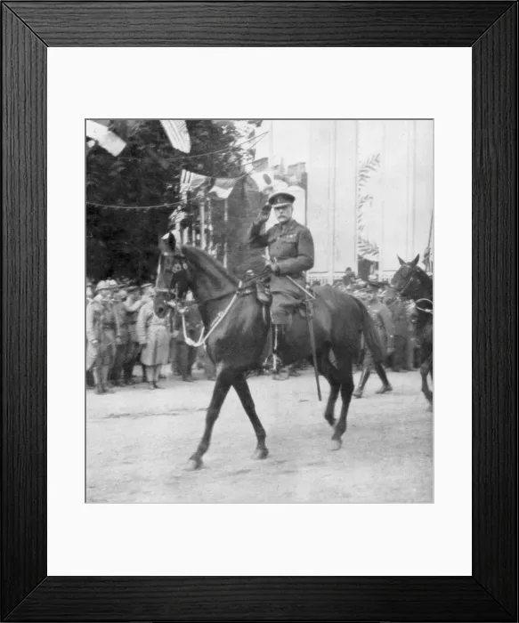 Framed Print : Field Marshal Sir Douglas Haig during the victory parade, Paris, France, 14 July 1919 Framed Print : Field Marshal Sir Douglas Haig during the victory parade, Paris, France, 14 July 1919