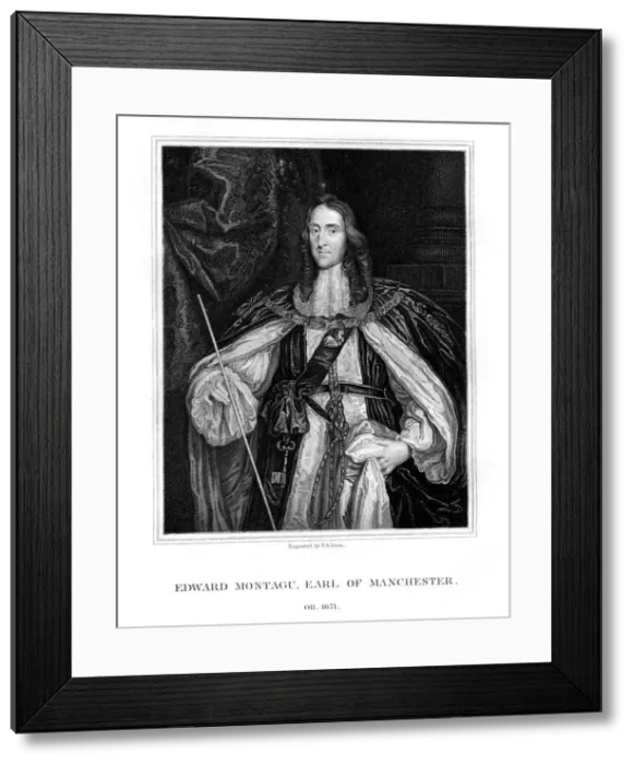 Framed Print : Edward Montagu, 2nd Earl of Manchester, English soldier, (1828). Artist: TA Dean Framed Print : Edward Montagu, 2nd Earl of Manchester, English soldier, (1828). Artist: TA Dean
