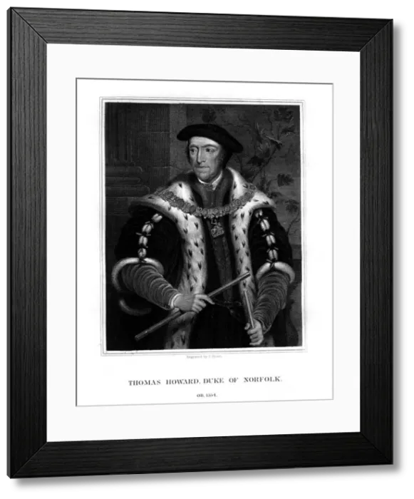 Framed Print : Thomas Howard, 3rd Duke of Norfolk, English politician, (1823). Artist: C Picart Framed Print : Thomas Howard, 3rd Duke of Norfolk, English politician, (1823). Artist: C Picart