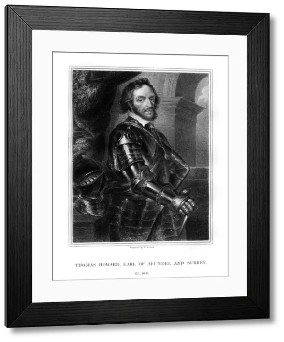 Framed Print : Thomas Howard, Earl of Arundel and Surrey, prominent English courtier, (1823). Artist: E Scriven Framed Print : Thomas Howard, Earl of Arundel and Surrey, prominent English courtier, (1823). Artist: E Scriven