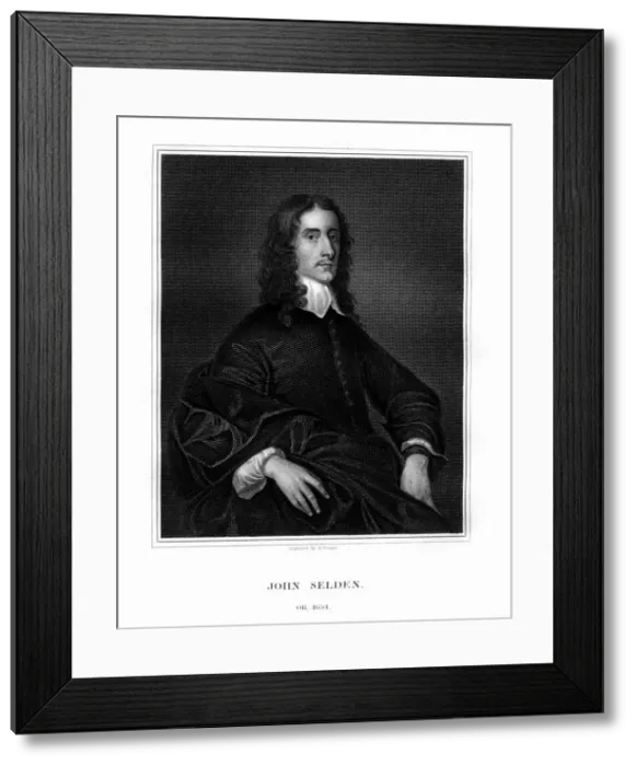 Framed Print : John Selden, English jurist, legal antiquary and oriental scholar, (1823). Artist: R Cooper Framed Print : John Selden, English jurist, legal antiquary and oriental scholar, (1823). Artist: R Cooper