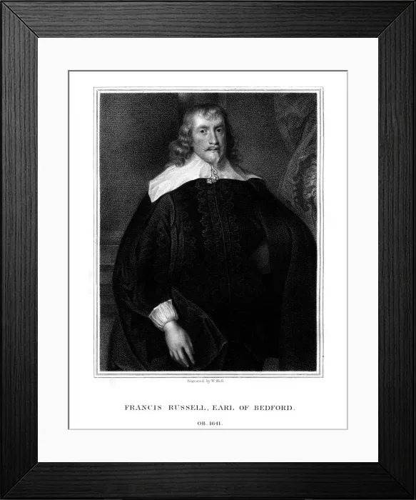 Framed Print : Francis Russell, 4th Earl of Bedford, English politician, (1823). Artist: W Holl Framed Print : Francis Russell, 4th Earl of Bedford, English politician, (1823). Artist: W Holl