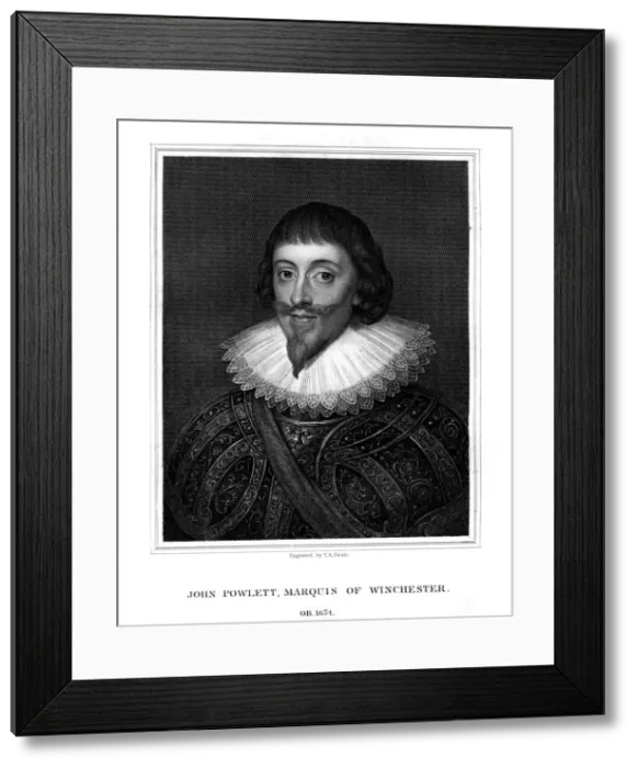 Framed Print : John Paulet, 5th Marquess of Winchester, royalist, (1826). Artist: TA Dean Framed Print : John Paulet, 5th Marquess of Winchester, royalist, (1826). Artist: TA Dean
