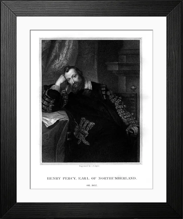 Framed Print : Henry Percy, 9th Earl of Northumberland, (1824). Artist: John Samuel Agar Framed Print : Henry Percy, 9th Earl of Northumberland, (1824). Artist: John Samuel Agar