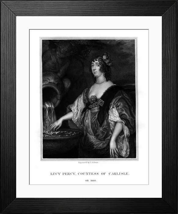 Framed Print : Lucy Hay, Countess of Carlisle, English socialite, (1825). Artist: TA Dean Framed Print : Lucy Hay, Countess of Carlisle, English socialite, (1825). Artist: TA Dean