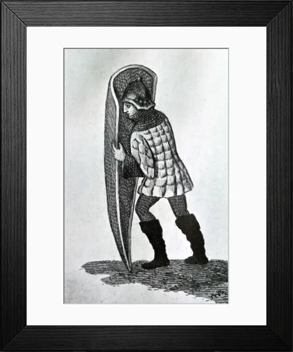 Framed Print : The military pourpoint, 15th century, (1910) Framed Print : The military pourpoint, 15th century, (1910)