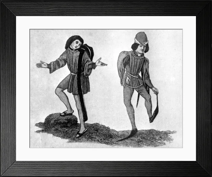 Framed Print : The berretino and poleyn, 15th century, (1910) Framed Print : The berretino and poleyn, 15th century, (1910)
