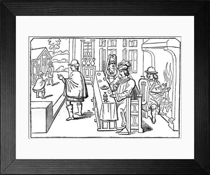 Framed Print : The bycocket, c1470, (1910) Framed Print : The bycocket, c1470, (1910)