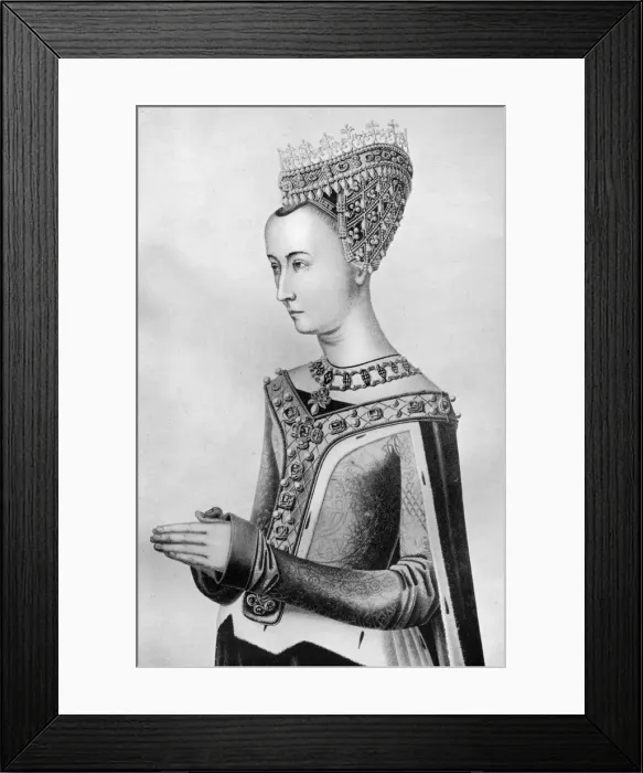 Framed Print : Margaret of Scotland, c 1483, (1910) Framed Print : Margaret of Scotland, c 1483, (1910)