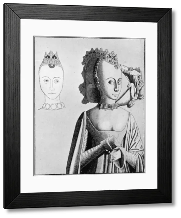 Framed Print : Joan, daughter of the Earl of Salisbury, 15th century, (1910) Framed Print : Joan, daughter of the Earl of Salisbury, 15th century, (1910)