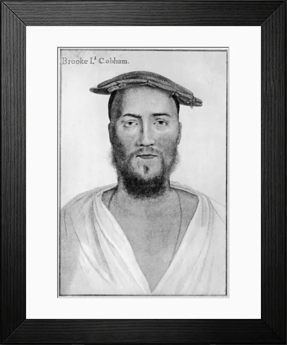 Framed Print : Lord Cobham, 16th century, (1910) Framed Print : Lord Cobham, 16th century, (1910)