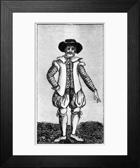 Framed Print : Male costume, 16th century, (1910) Framed Print : Male costume, 16th century, (1910)
