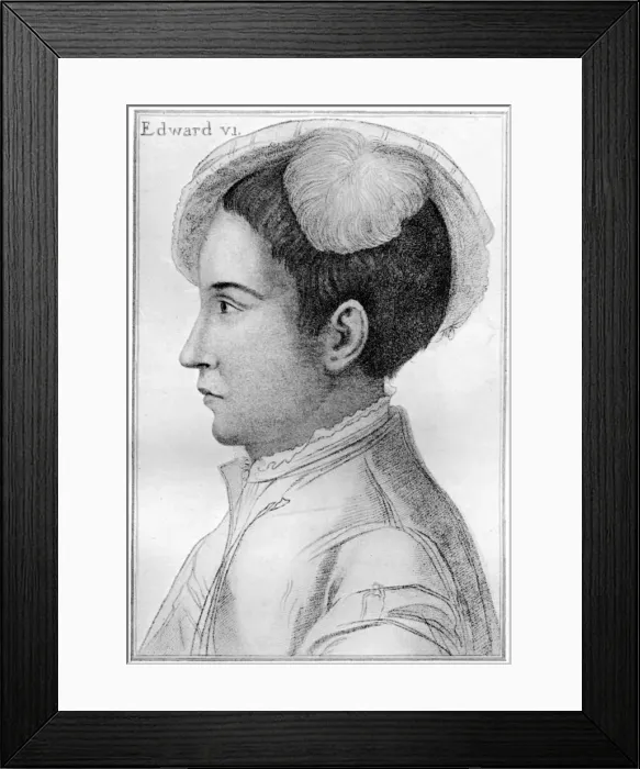 Framed Print : Edward VI, 16th century, (1910) Framed Print : Edward VI, 16th century, (1910)