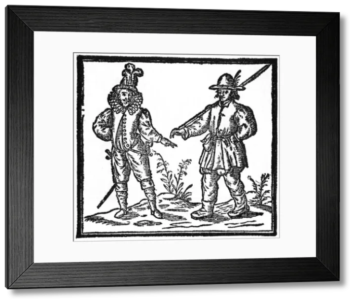 Framed Print : Velvet breeches and cloth breeches, 1592, (1910) Framed Print : Velvet breeches and cloth breeches, 1592, (1910)