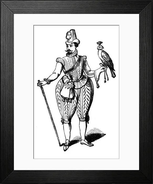 Framed Print : King James I, 1614, (1910) Framed Print : King James I, 1614, (1910)