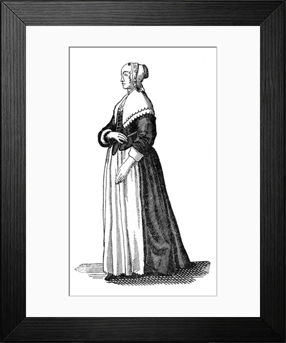 Framed Print : Citizens daughter, 1649, (1910) Framed Print : Citizens daughter, 1649, (1910)