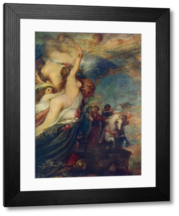 Framed Print : Lifes Illusions, 1849, (1912). Artist: George Frederick Watts Framed Print : Lifes Illusions, 1849, (1912). Artist: George Frederick Watts