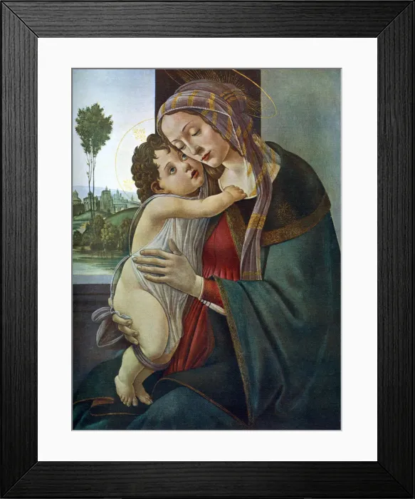 Framed Print : The Virgin and Child, c1475-1500, (1912). Artist: Sandro Botticelli Framed Print : The Virgin and Child, c1475-1500, (1912). Artist: Sandro Botticelli
