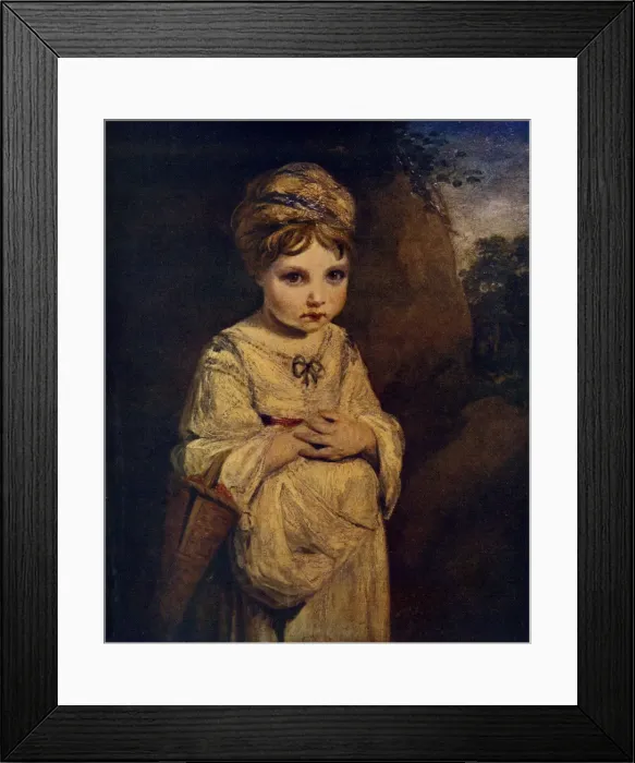Framed Print : The Strawberry Girl, c1770s, (1912). Artist: Sir Joshua Reynolds Framed Print : The Strawberry Girl, c1770s, (1912). Artist: Sir Joshua Reynolds