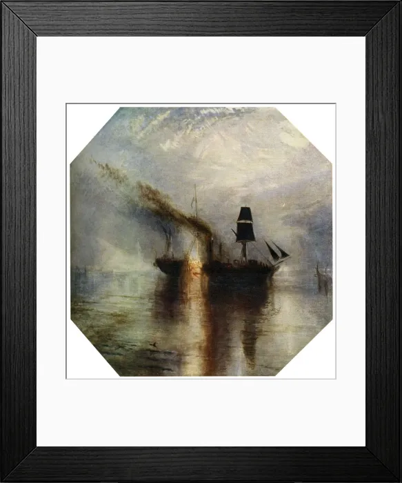 Framed Print : Peace, Burial at Sea of the Body of Sir David Wilkie, c1842, (1912). Artist: JMW Turner Framed Print : Peace, Burial at Sea of the Body of Sir David Wilkie, c1842, (1912). Artist: JMW Turner