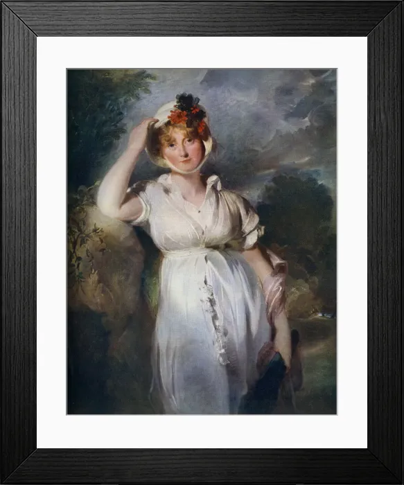 Framed Print : Caroline Amelia Elizabeth of Brunswick, c1788-1810, (1912). Artist: Thomas Lawrence Framed Print : Caroline Amelia Elizabeth of Brunswick, c1788-1810, (1912). Artist: Thomas Lawrence