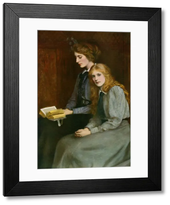 Framed Print : The Sisters, 1900, (1912). Artist: Ralph Peacock Framed Print : The Sisters, 1900, (1912). Artist: Ralph Peacock