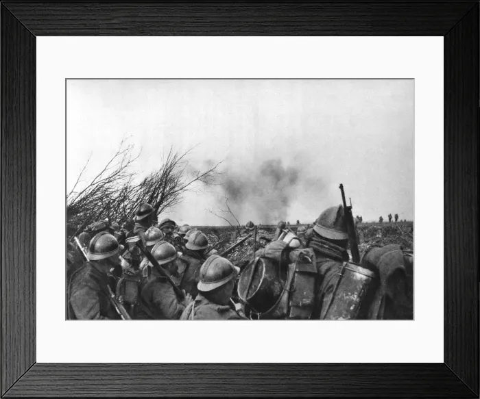 Framed Print : The French front line at Douaumont, Verdun, France, 25 February 1916 Framed Print : The French front line at Douaumont, Verdun, France, 25 February 1916