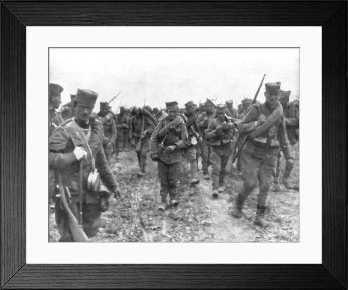 Framed Print : Young Serbian recruits, 1914 Framed Print : Young Serbian recruits, 1914