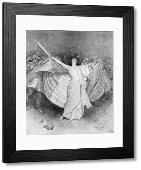 Framed Print : La Marseillaise, L Opera-Comique, 6 December 1914 (1926). Artist: Georges Bertin Scott Framed Print : La Marseillaise, L Opera-Comique, 6 December 1914 (1926). Artist: Georges Bertin Scott