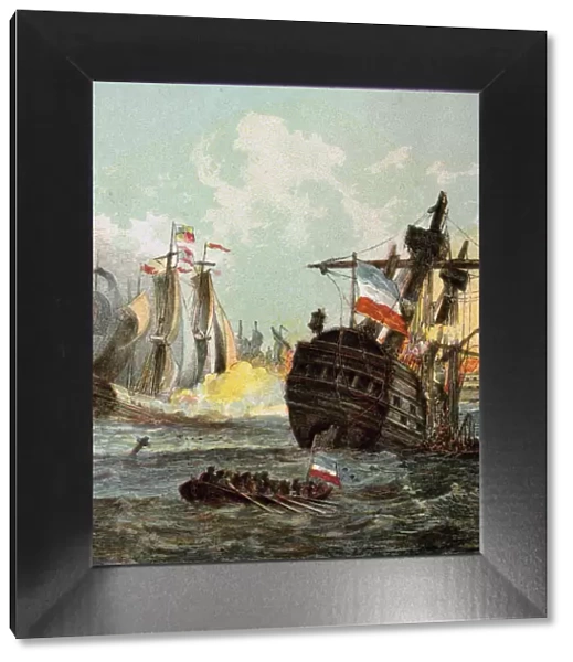 Defeat of the Dutch Fleet, 1666 (c1850s)