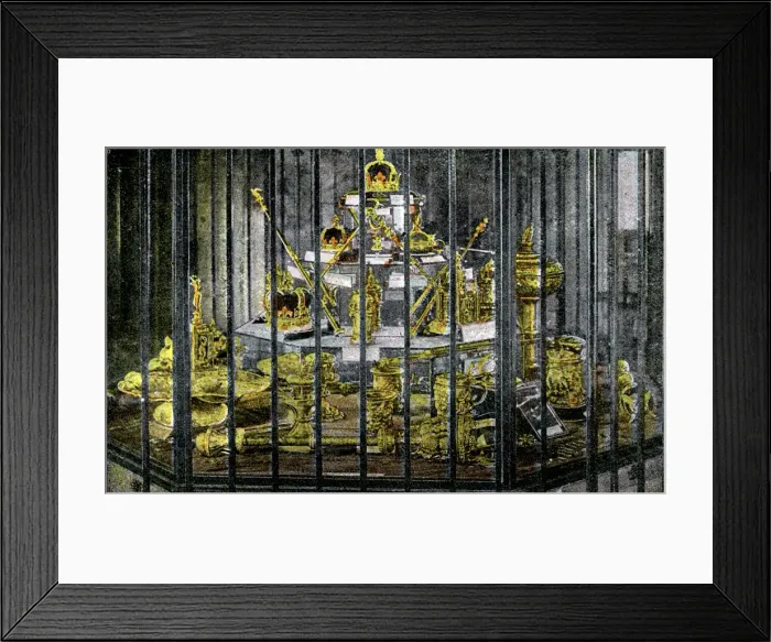Framed Print : Crown Jewels, London, 20th Century Framed Print : Crown Jewels, London, 20th Century