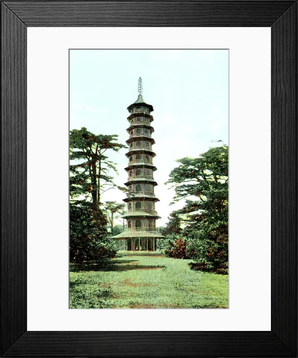 Framed Print : The Pagoda, Kew Gardens, Richmond upon Thames, London, 20th Century Framed Print : The Pagoda, Kew Gardens, Richmond upon Thames, London, 20th Century