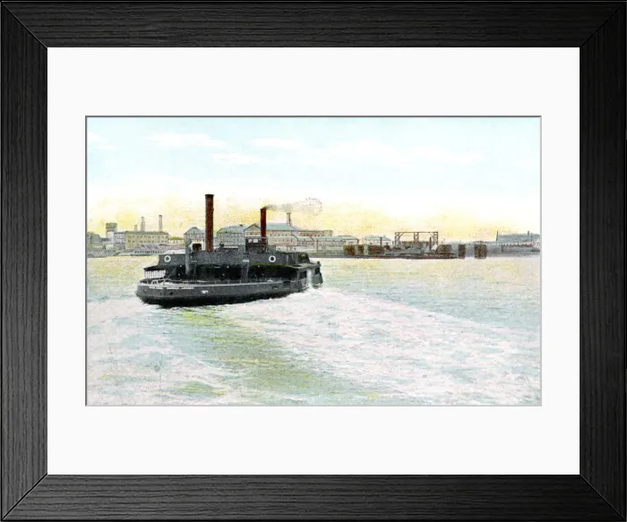Framed Print : Woolwich Free Ferry, London, 20th Century Framed Print : Woolwich Free Ferry, London, 20th Century