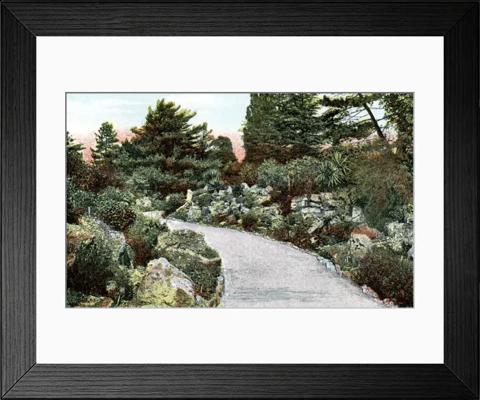 Framed Print : The Rockery, Kew Gardens, Richmond upon Thames, London, 20th Century Framed Print : The Rockery, Kew Gardens, Richmond upon Thames, London, 20th Century