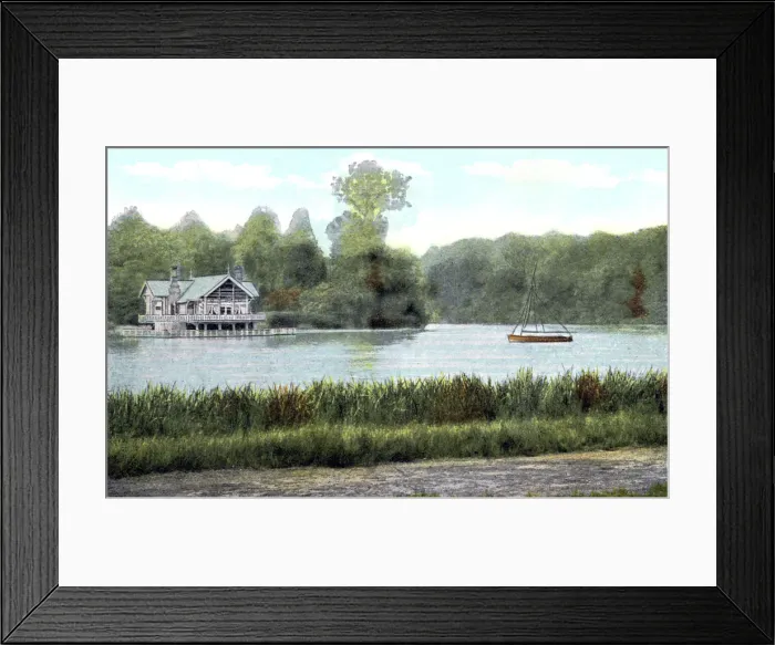 Framed Print : Virginia Water, Surrey, 20th Century Framed Print : Virginia Water, Surrey, 20th Century