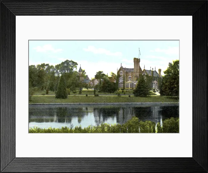 Framed Print : Oakley Court, Near Bray, Berkshire, 20th Century Framed Print : Oakley Court, Near Bray, Berkshire, 20th Century