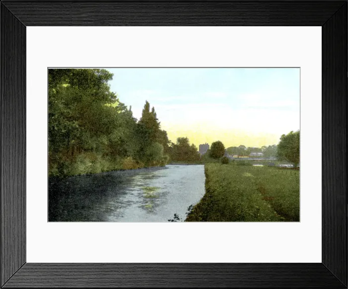 Framed Print : The Thames at Cookham, Berkshire, 20th Century Framed Print : The Thames at Cookham, Berkshire, 20th Century