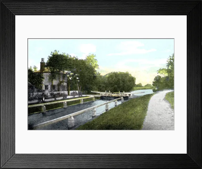 Framed Print : Sonning Lock, 20th Century Framed Print : Sonning Lock, 20th Century