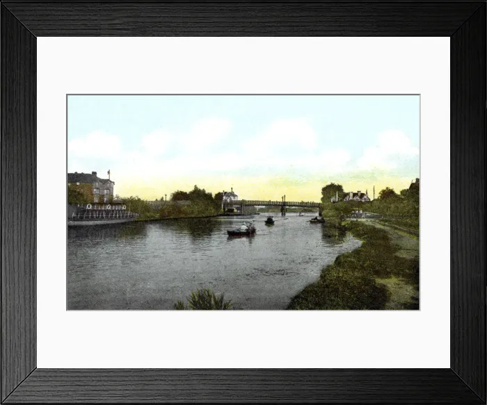 Framed Print : Caversham Bridge, Berkshire, 20th Century Framed Print : Caversham Bridge, Berkshire, 20th Century