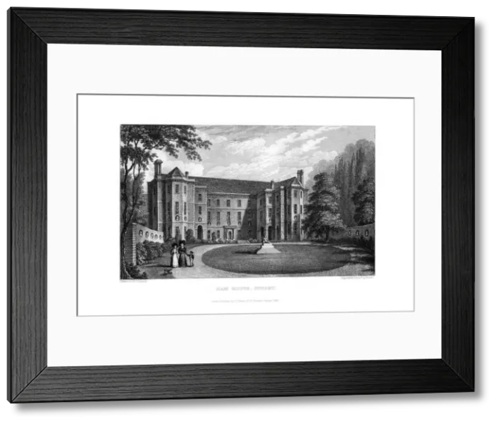 Framed Print : Ham House, Richmond upon Thames, Surrey, 1830. Artist: Fenner, Sears & Co