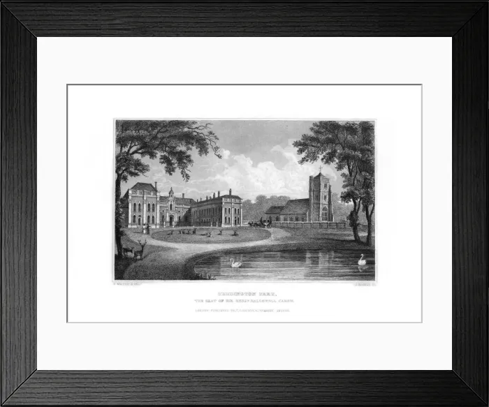 Framed Print : Beddington Park, Sutton, Surrey, 1829. Artist: J Rogers Framed Print : Beddington Park, Sutton, Surrey, 1829. Artist: J Rogers