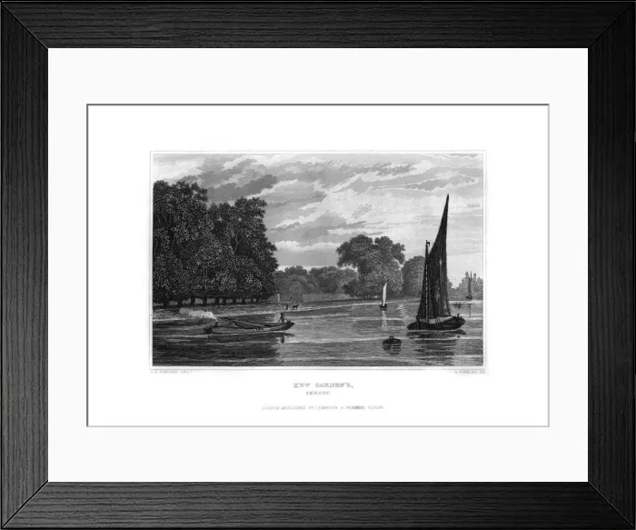 Framed Print : Kew Gardens, London, 1829. Artist: R Winkles Framed Print : Kew Gardens, London, 1829. Artist: R Winkles