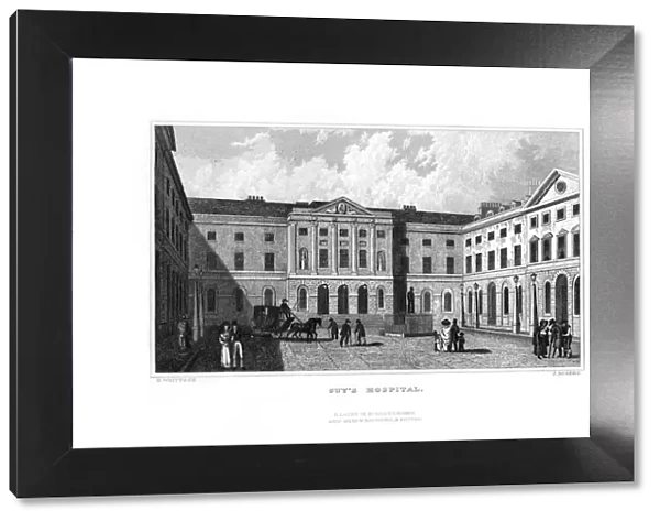 Guys Hospital, Southwark, London, 1829. Artist: J Rogers